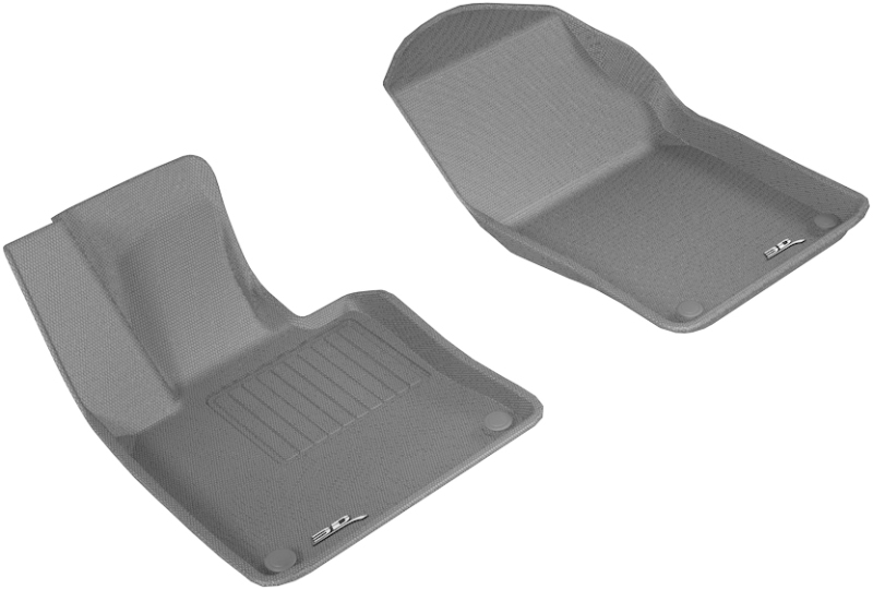 Volvo S90 Floor Mats - Front - 3D MAXpider - Kagu - Gray - `17-`21